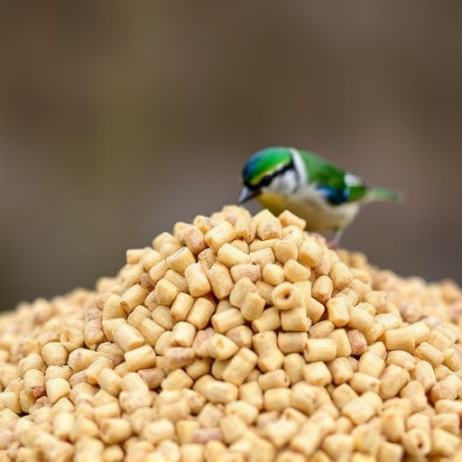 Bulk suet pellets ready for feeders