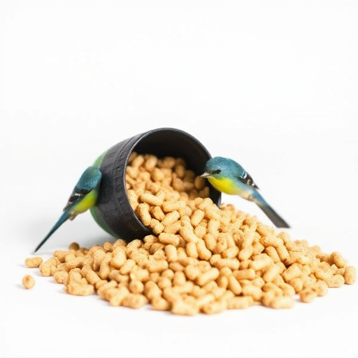 Bulk suet pellets ready for feeders