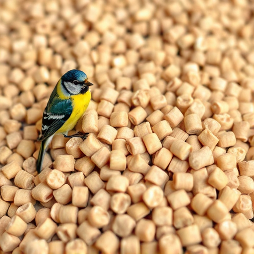 Bulk suet pellets ready for feeders