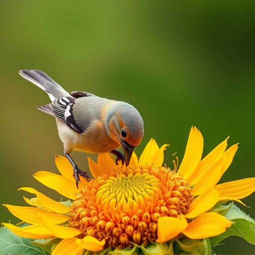 Attract Tiny Birds with Sunflower Hearts in Your Garden