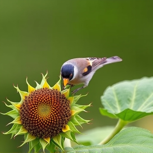 Chaffinch feeding on sunflower hearts