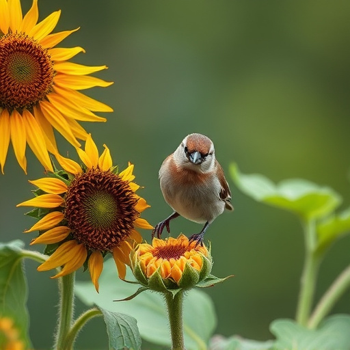Chaffinch feeding on sunflower hearts