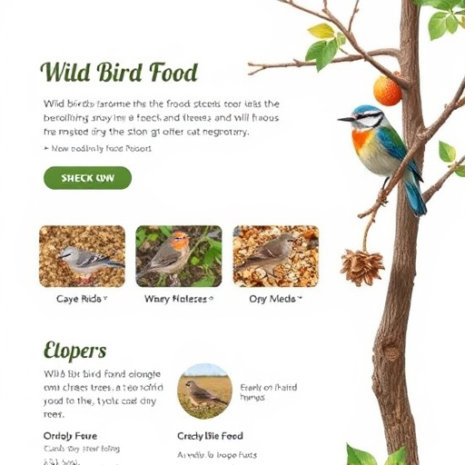 Checkout page for wild bird food