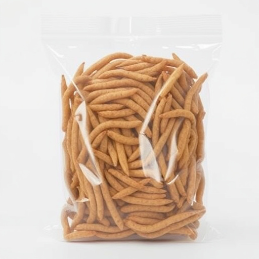 Clear bag of dried mealworms UK
