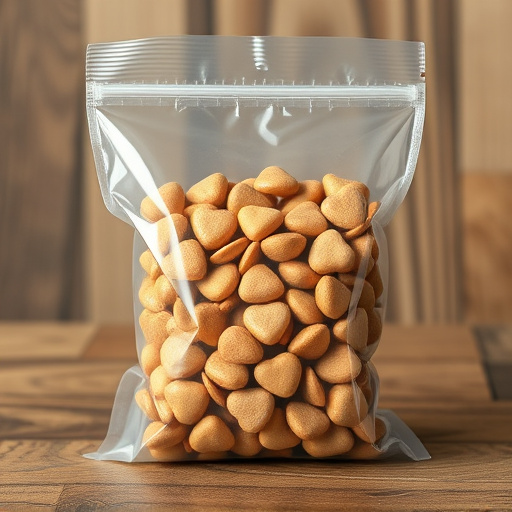 Clear bag of sunflower hearts seeds