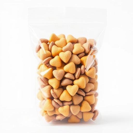 Clear bag of sunflower hearts seeds