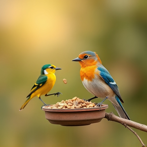 Click-and-collect bird food website banner