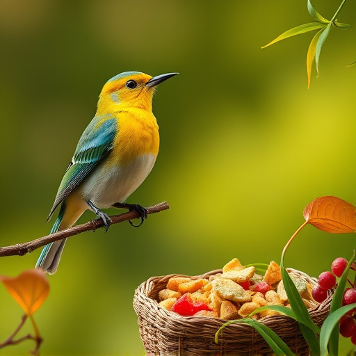 Click-and-collect bird food website banner