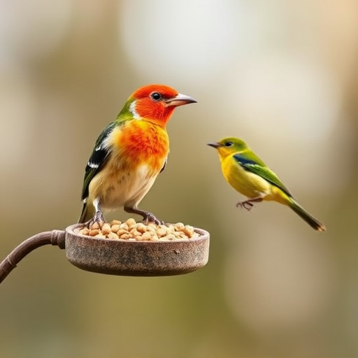 Click-and-collect bird food website banner