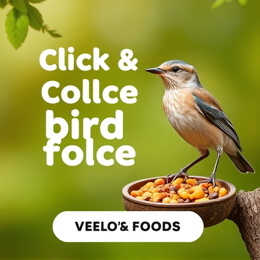 Click-and-collect bird food website banner