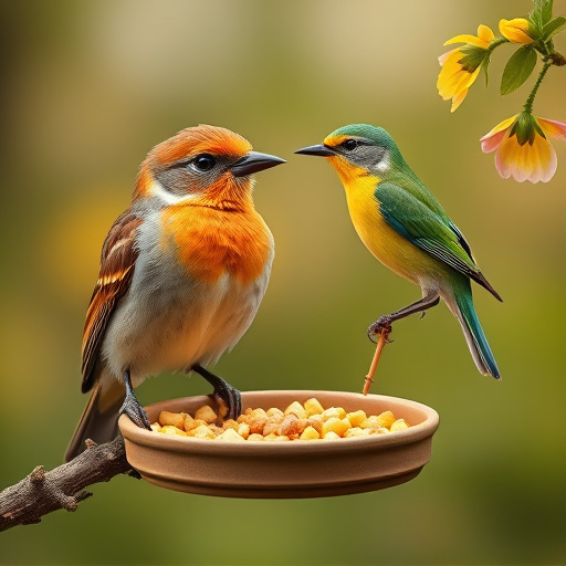 Click-and-collect bird food website banner
