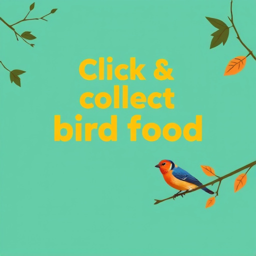 Click-and-collect bird food website banner