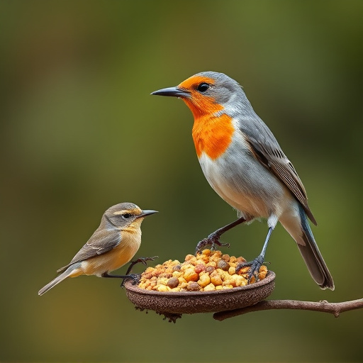 Click-and-collect bird food website banner