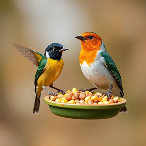 Click-and-collect bird food website banner