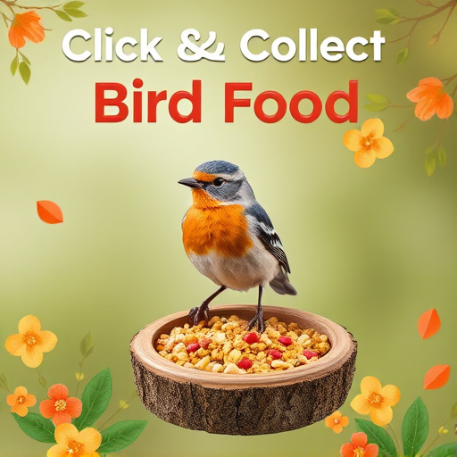 Click-and-collect bird food website banner