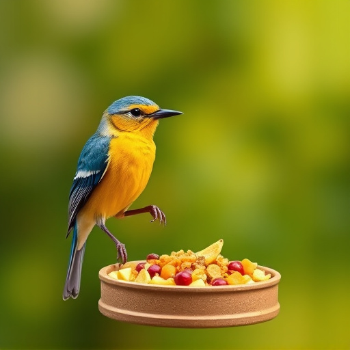 Click-and-collect bird food website banner