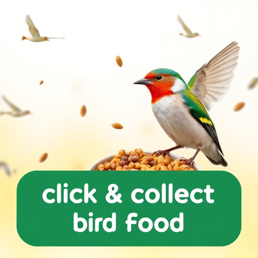 Click-and-collect bird food website banner