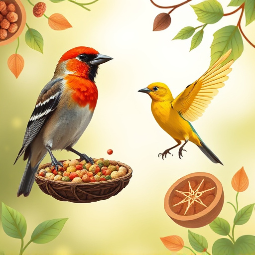 Click-and-collect bird food website banner