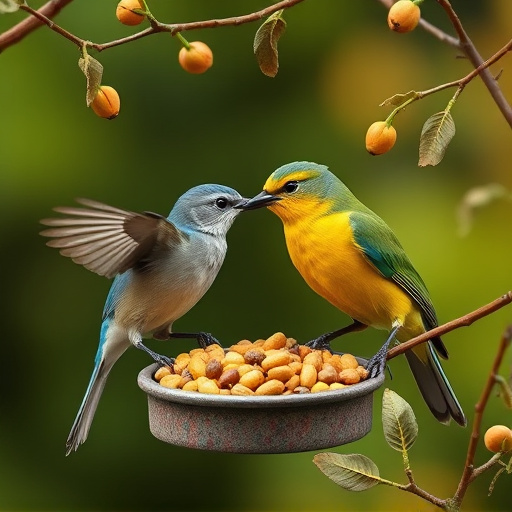 Click-and-collect bird food website banner