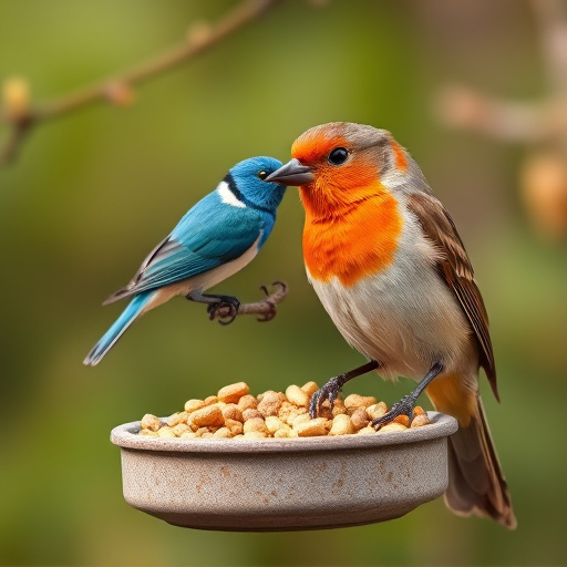 Click-and-collect bird food website banner
