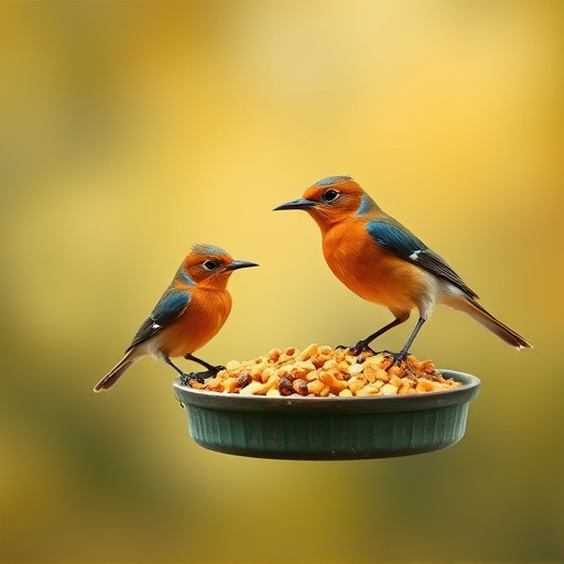 Click-and-collect bird food website banner