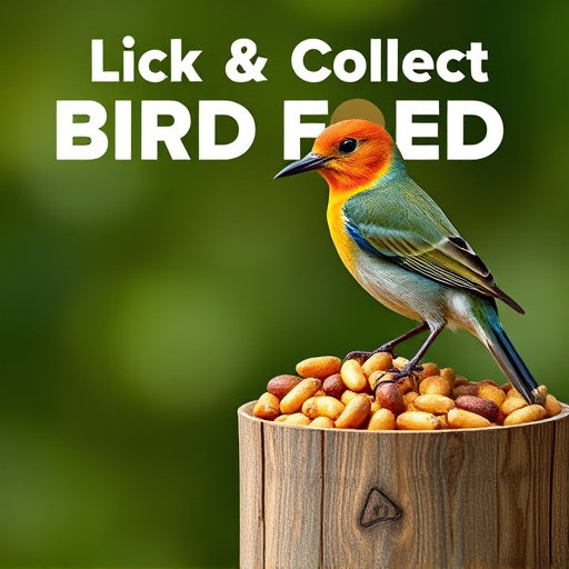 Click-and-collect bird food website banner
