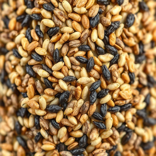 Close-up of bird seed texture UK