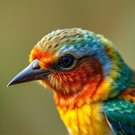 Close-up of colorful wild bird seed