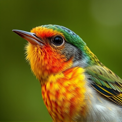 Close-up of colorful wild bird seed