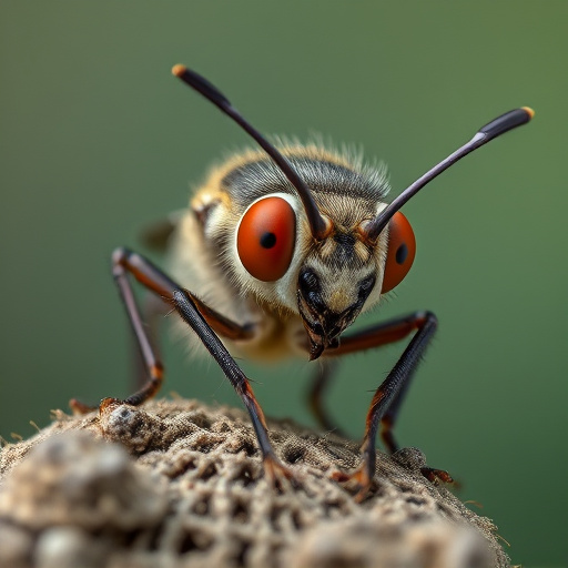 Close-up of fledgling eating insects