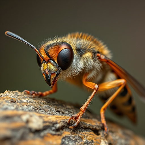 Close-up of fledgling eating insects