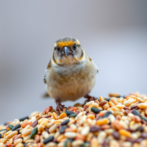 Close-up of mixed bird seed blend