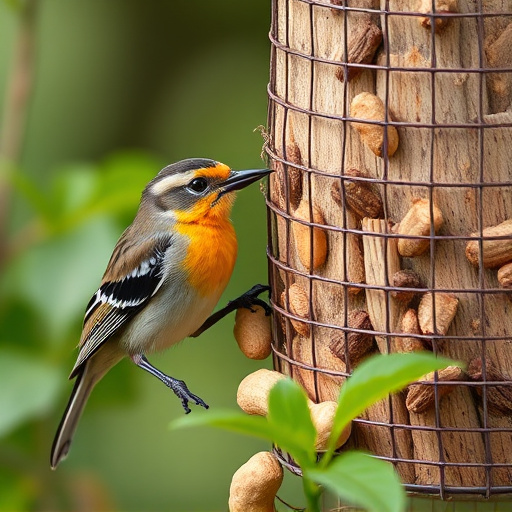 Close-up of peanuts for garden birds
