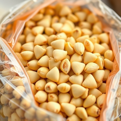 Close-up of premium sunflower hearts in bag