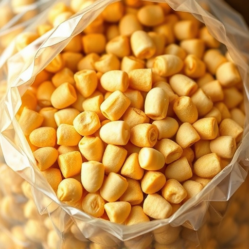Close-up of premium sunflower hearts in bag