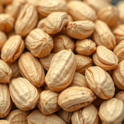 Close-up of shelled peanuts for wildlife