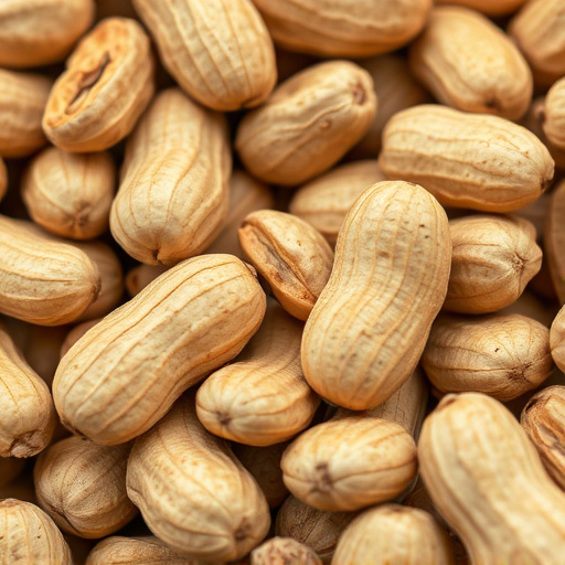 Close-up of shelled peanuts for wildlife
