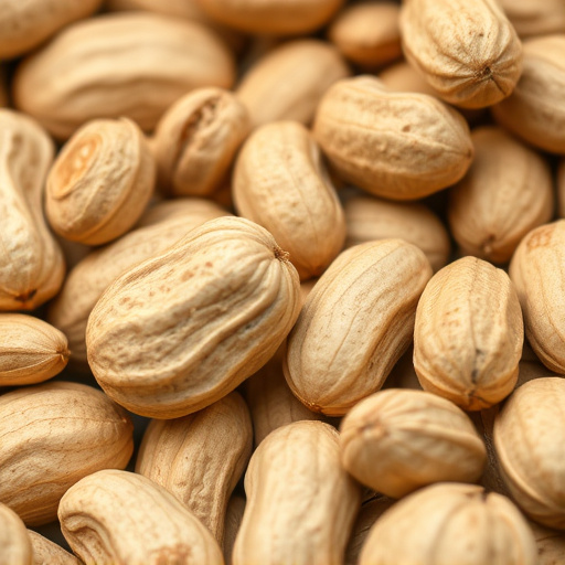 Close-up of shelled peanuts for wildlife