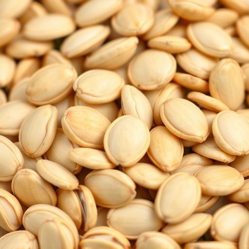 Close-up of shelled sunflower seeds
