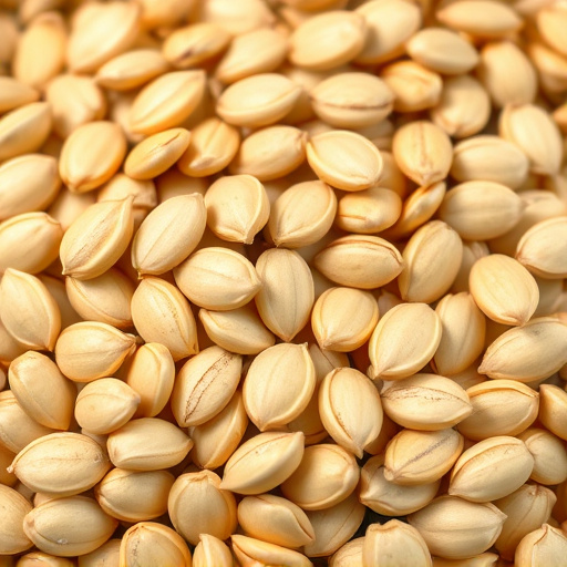 Close-up of shelled sunflower seeds
