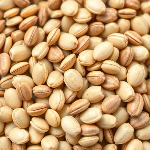Close-up of shelled sunflower seeds