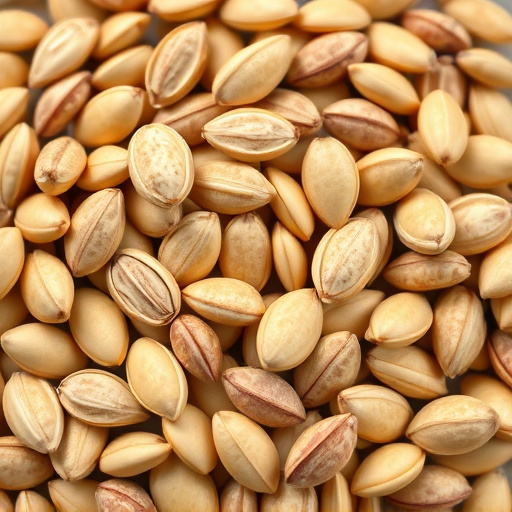 Close-up of shelled sunflower seeds