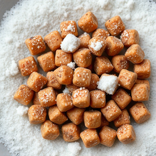 Close-up of suet pellets in dish