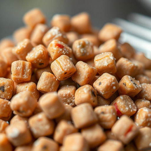 Close-up of suet pellets in dish