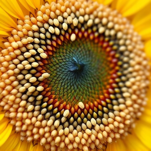 Close-up of sunflower and millet seeds