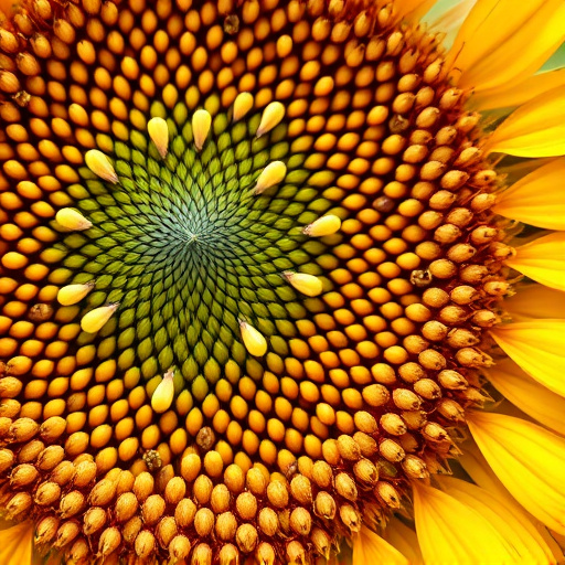 Close-up of sunflower and millet seeds
