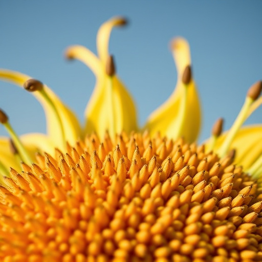 Close-up of sunflower and millet seeds
