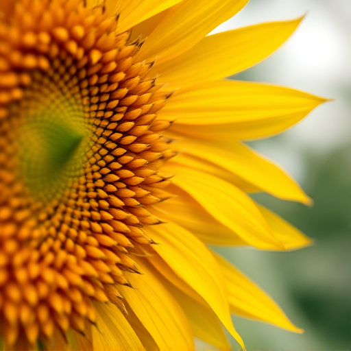 Close-up of sunflower and millet seeds