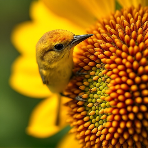 Close-up of sunflower bird seed