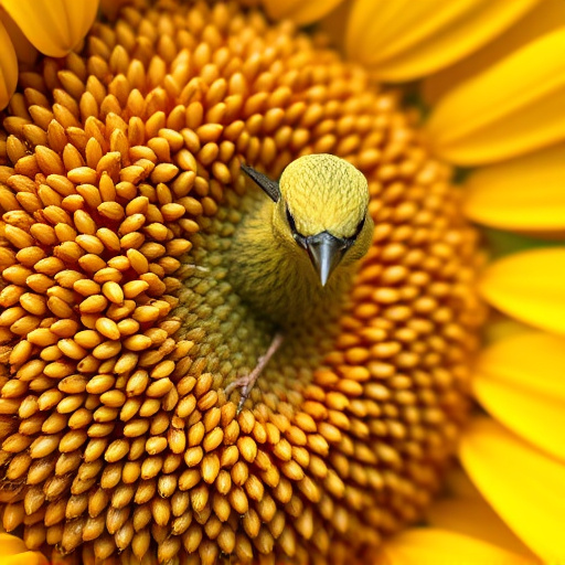 Close-up of sunflower bird seed